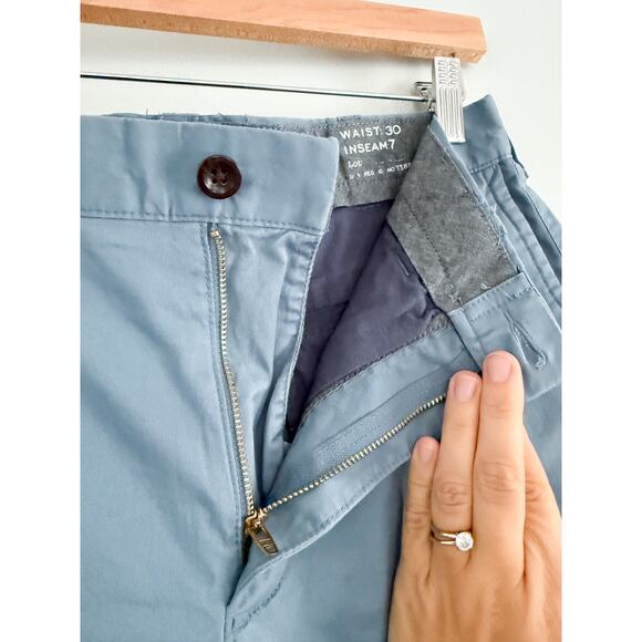 J.Crew | 7" stretch chino short in Shoreline Blue | Sz 30 - Picture 4 of 9